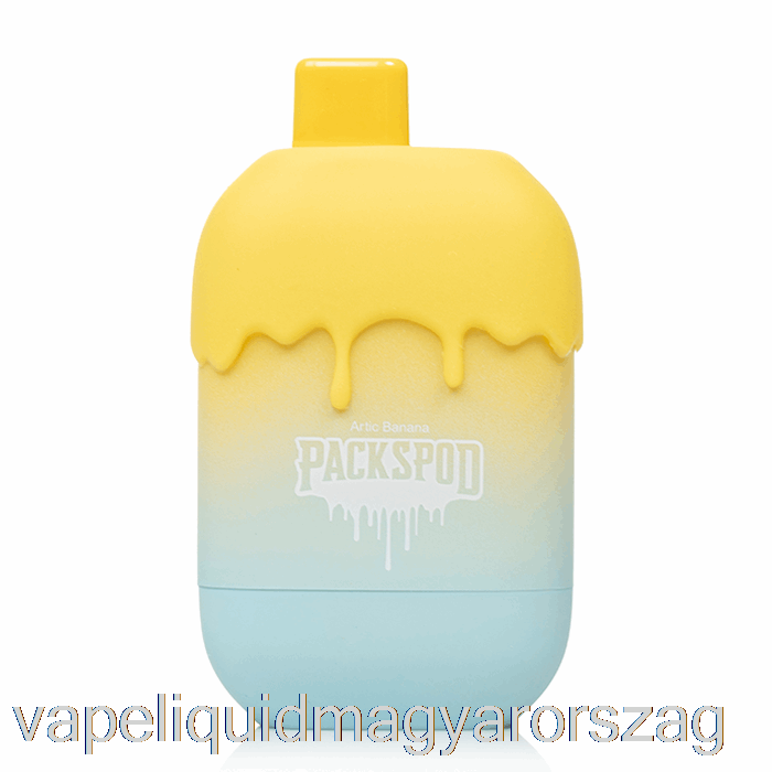 Packwood Packspod 5000 Eldobható Banán Flambe (sarkvidéki Banán) Vape Folyadék